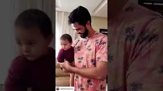 Cute Junia with her dadda🥰 || Raj Prakash Paul || Junia # Krupa Marvel