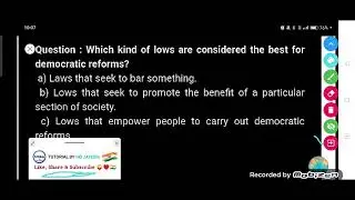 Which kind of lows are considered the best for democratic reforms?