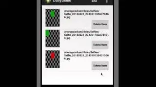 DailySelfie Android 2 Course Project