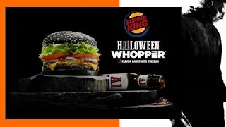 NEW BLACK BUN BURGER KING A1 HALLOWEEN WHOPPER REVIEW #184