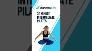 Core Strength & Control with Pilates 💪 | Try This Intermediate Move! #Shorts