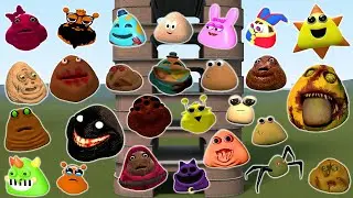 DESTROY ALL NEW 3D POU BOU'S REVENGE & ITALIAN BRAINROT FAMILY in TALLGRASS Garry's Mod