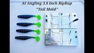 Making A Soft Plastic Swimbait With The AI Angling 3.8&rdquo; RipRap Tail Mold