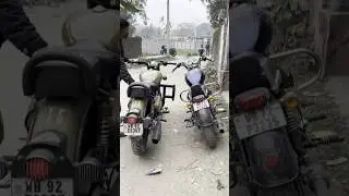 Classic 350 vs Thunderbird 500|| exhaust sound||Dolphin or Gold star || #bulletlover #royalenfield