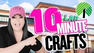 GENIUS 🤯 10 MINUTE Dollar Tree DIY Crafts