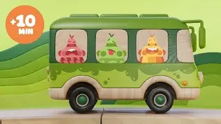 Las Ruedas del Autob&uacute;s 🚌 | Canciones de Emociones, Animales y M&aacute;s | Pim Pam Pino