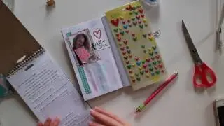 Quick proces video Documenting in my TN - Hello love - August mini- marathon #5