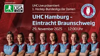 UHC Live - UHC vs. BTSV EBs - 1. Damen Hallenhockey Bundesliga - 29.11.2025 - 12.00 h