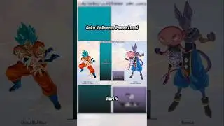 Goku Vs Beerus Power Level Part 4 #goku #beerus #powerlevel #dragonball #dragonballdaima #shorts