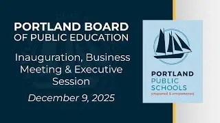 December 9, 2025 Inauguration, Business Meeting & Executive Session