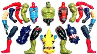 MARVEL SUPERHERO TOYS SIREN HEAD HULK CAPTAIN AMERICA SPIDERMAN WOLVERINE AVENGERS ASSEMBLE TOYS