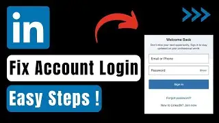 LinkedIn Account Login Problem - Easy Solution !