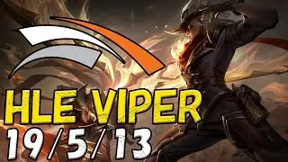 HLE Viper ヴァルス(Varus) VS ジン(Jhin) BOT ADC patch 12.23 KR RANK