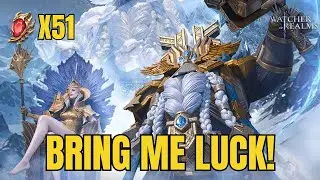 Pulling all my ancient summons for Ingrid and Khadgrim on Watcher of Realms!