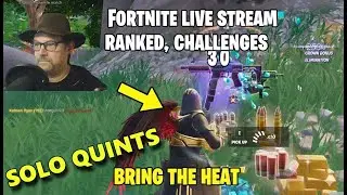 ALL NEW FORTNITE SOLO QUINTS NO FILL CHALLENGE LIVE