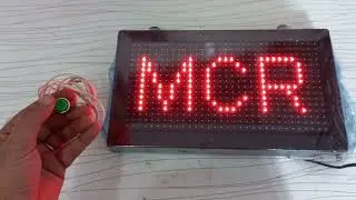 How To Use P10 RGB LED Display Change The Programs With Push Switch | How To Use W60-75 Controller