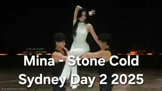 Twice (트와이스) Sydney D2 2025 4K - Mina 미나 (Solo) Stone Cold