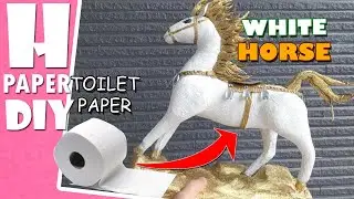HOW TO MAKE A PAPER HORSE  - DIY SIMPLE PAPER CRAFT - DIY PAPER Tutorial | H Paper DIY Channel