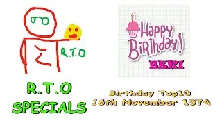 Beki's Birthday Top 10 16th November 1974