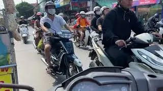 In Vietnam, the streets are lined with long rows of cars, and you'll be greeted warmly.