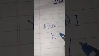 Nandi name into brand logo 😀