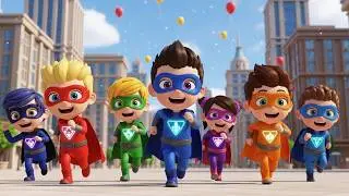 ABC Superhero Squad | kids nursery rhymes | Baby Song, Learn ABC Letters & Fun Heroes 🔤🦸‍♂️🦸‍♀️
