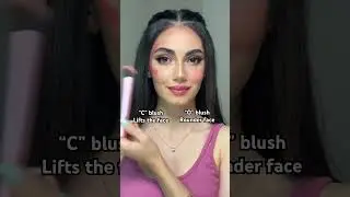 3 types of blush🤩 which one one is your favorite 1,2 or 3 ?🤔 #tiktokviral #makeup #makeuptutorial