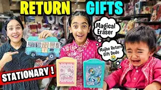 RETURN GIFTS MIL GAYE✏️👝🖍🤩 | UNICORN STATIONERY | SCHOOL STATIONERY | @SamayraNarulaOfficial