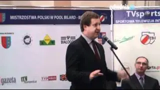 Mistrzostwa Polski w Pool Bilard - otwarcie
