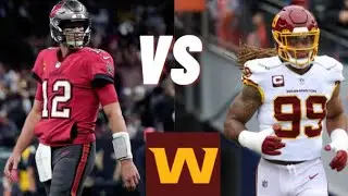 Washington Football Team VS Tampa Bay Buccaneers Pre Game Stream! Fitzpatrick Out For The Season