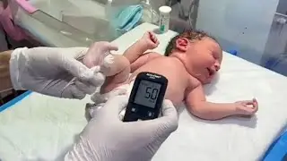 Strong and healthy cry Stable and active baby Very cute and adorable baby 🥰
