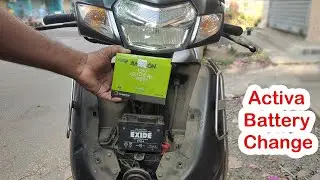 Honda Activa 3G 4G 5G Battery Change At Home