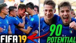 THE ITALY U20 WORLD CUP WONDERKIDS TEAM IN FIFA 19 Career Mode!!!