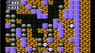 Boulder Dash gameplay, famicom