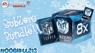 Madden Mobile 16 SubZero Bundle Opening!!