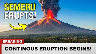 1 MINUTE AGO: Semeru's Continuous Eruption Finally Snaps - Volcanic Winter Begins