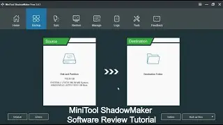 MiniTool ShadowMaker Backup Tool - Software Review Tutorial
