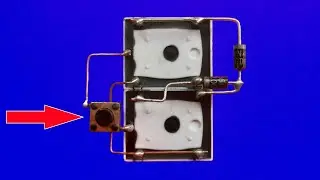 Simple Latching Switch Circuit..Single Button Push ON Push OFF Switch Circuit..