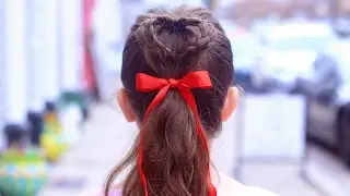 How to Create a DOUBLE HEART PONYTAIL | Valentine's Day Hairstyles