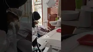 proses bor gigi geraham #shortvideo #doktergigi