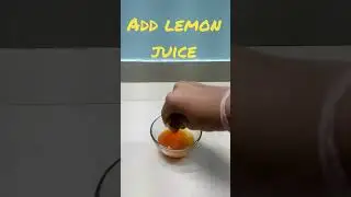 Neutralization reaction experiment||turmeric indicator||#easyscienceexperiments #tryathome #shorts
