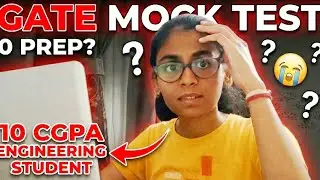 Can I clear a GATE Mock Test with 0 preparation? 🤡