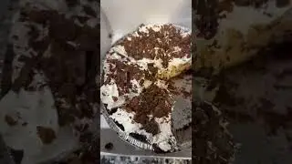 Bob Evans Reese&rsquo;s peanut butter pie review #fyp #fypシ゚ #fypage #nc #foodblogger #food #travel #eats