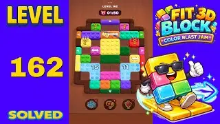 Fit Block 3D &ndash; Level 162 | Walkthrough Fast & Clean Solution
