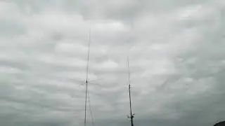 Antenna PRESIDENT BLACK PIRATE 520cm FIBERGLASS  VS SIRIO TORNADO 27 ALU 670cm  Test RX  PART 1/4