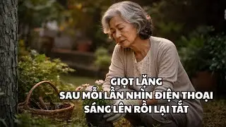 Giọt lặng sau mỗi lần nhìn điện thoại sáng lên rồi lại tắt