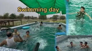 Swimming in tubewell😮‍💨