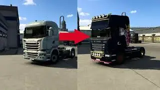 Scania Streamline tuning with Mighty Griffin Tuning Pack and HS-Schoch Tuning Pack DLC #ets2#scania