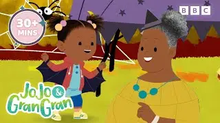 Halloween with Gran Gran! 🎃 | Fall Fun | JoJo and Gran Gran Official