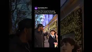 Тобджиззл из группы The Sidemen сводил юного фаната по магазинам и купил ему PS5 на Рождество 🥹❤️